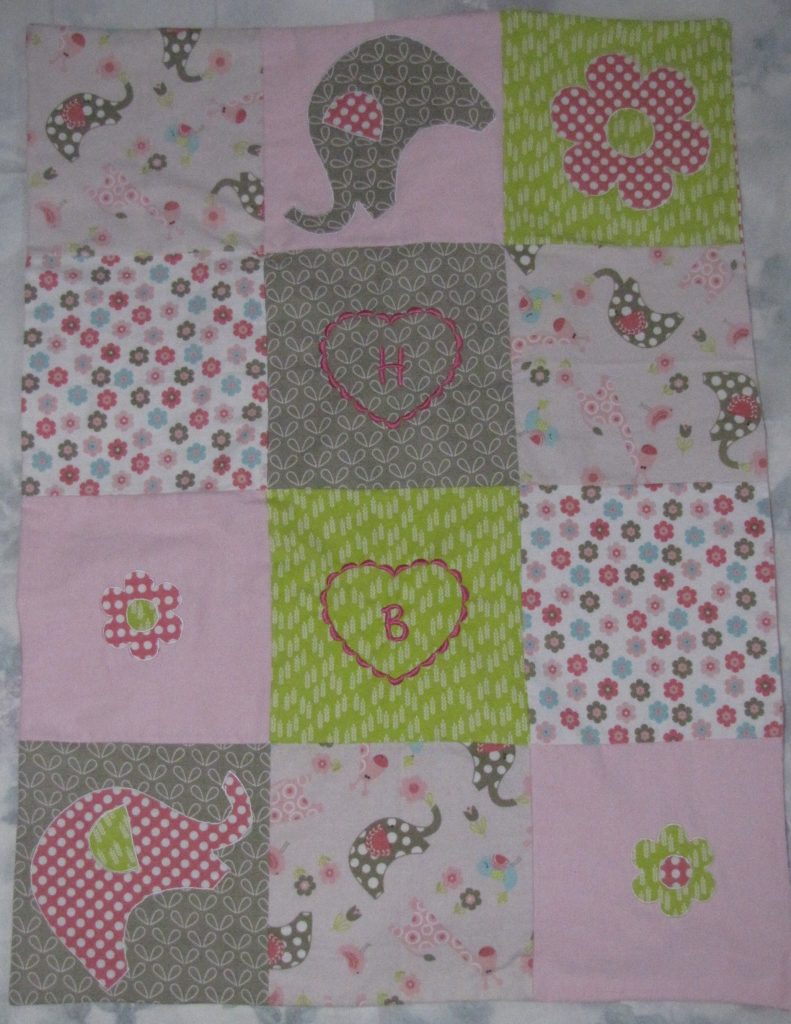 Quilt with Applique and Embroidery